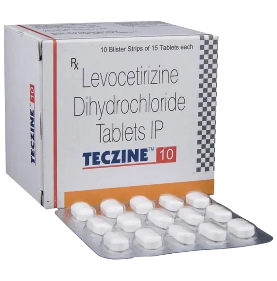 teczine 10mg tablet 15's